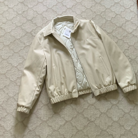 Oak & Fort Vegan Leather Bomber - Picture 7 of 7